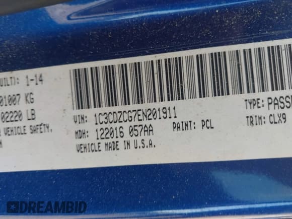 ✅ 2014 Dodge Avenger SXT • VIN: 1C3CDZCG7EN201911 • Лот: 42323606. Опубликован ранее на IAAI с пробегом 149 714 миль. Бесплатный доступ к архиву аукционных продаж из США и подробный отчёт об истории автомобиля на DreamBid. Изображение 9.