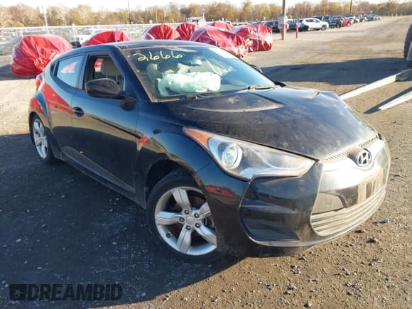✅ 2013 Hyundai Veloster w/Black Int • VIN: KMHTC6AD2DU162666 • Lot: 43471307. Wystawiony na IAAI z przebiegiem 40 365 mil. Bezpłatny archiwum sprzedaży aukcyjnych z USA i szczegółowy raport historii pojazdu na DreamBid. Zdjęcie 1.