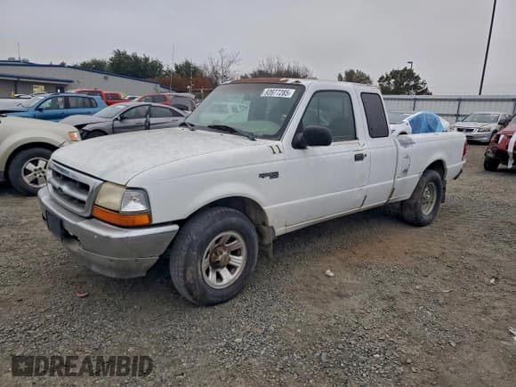 ✅ 2000 Ford Ranger XL • VIN: 1FTYR14V0YPA06629 • Lot: 93977285. Listed on Copart with 282,141 mi. Free auction sales archive from the USA and detailed vehicle history report at DreamBid. Image 1.