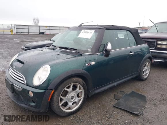 ✅ 2008 MINI Convertible S • VIN: WMWRH33528TU81191 • Lot: 43880076. Listed on IAAI with 165,534 mi. Free auction sales archive from the USA and detailed vehicle history report at DreamBid. Image 2.