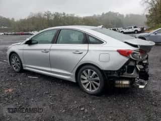 ✅ 2015 Hyundai Sonata Sport • VIN: 5NPE34AF1FH217558 • Лот: 85896765. Опубликован ранее на Copart с пробегом 160 564 миль. Бесплатный доступ к архиву аукционных продаж из США и подробный отчёт об истории автомобиля на DreamBid. Изображение 2.