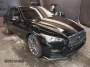 ✅ 2018 Infiniti Q50 Red Sport 400 • VIN: JN1FV7AR8JM481761 • Lot: 41912863. Wystawiony na IAAI z przebiegiem 76 430 mil. Bezpłatny archiwum sprzedaży aukcyjnych z USA i szczegółowy raport historii pojazdu na DreamBid. Zdjęcie 1.