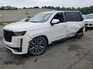 ✅ 2023 Cadillac Escalade 4WD Sport Platinum • VIN: 1GYS4GKL8PR172385 • Lot: 66296345. Wystawiony na Copart z przebiegiem 46 060 mil. Bezpłatny archiwum sprzedaży aukcyjnych z USA i szczegółowy raport historii pojazdu na DreamBid. Zdjęcie 1.