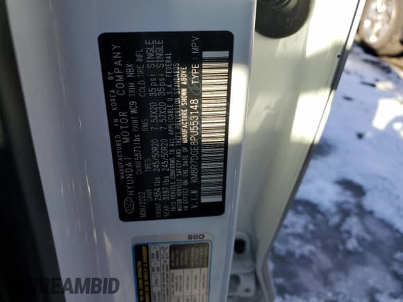 ✅ 2023 Hyundai Palisade Calligraphy • VIN: KM8R7DGE8PU553148 • Лот: 87103724. Опубликован ранее на Copart с пробегом 21 349 миль. Бесплатный доступ к архиву аукционных продаж из США и подробный отчёт об истории автомобиля на DreamBid. Изображение 15.