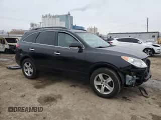 2011 Hyundai Veracruz Limited with VIN KM8NU4CC7BU146829, listed as a Copart auction lot 85907324 with 152,074 mi miles and Salvage title. Bid and sale history available at DreamBid. Image 4.