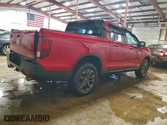 ✅ 2022 Honda Ridgeline Sport • VIN: 5FPYK3F12NB005585 • Lot: 95972755. Listed on Copart with 43,270 mi. Free auction sales archive from the USA and detailed vehicle history report at DreamBid. Image 3.