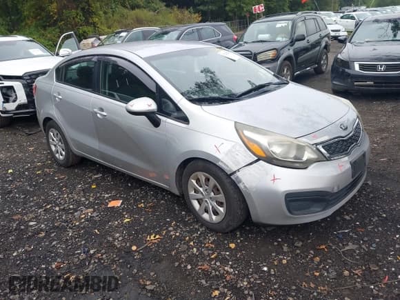 ✅ 2013 Kia Rio EX • VIN: KNADN4A38D6150697 • Lot: 43299270. Listed on IAAI with 144,817 mi. Free auction sales archive from the USA and detailed vehicle history report at DreamBid. Image 1.