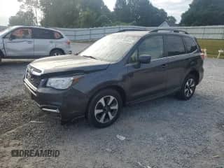 2018 Subaru Forester Limited with VIN JF2SJAJC1JH504548, listed as a Copart auction lot 80886645 with 54,966 mi miles and Salvage title. Bid and sale history available at DreamBid. Image 1.