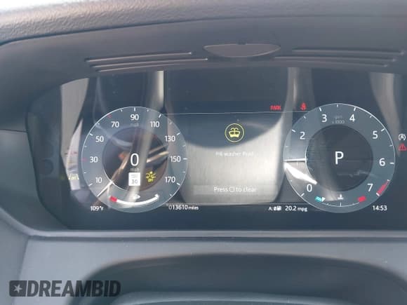 ✅ 2025 Land Rover Range Rover Velar Dynamic SE • VIN: SALYL2EX9SA810566 • Lot: 42850079. Listed on IAAI with 13,610 mi. Free auction sales archive from the USA and detailed vehicle history report at DreamBid. Image 7.