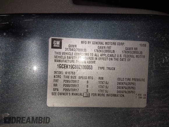 ✅ 2009 Chevrolet Silverado 1500 LS • VIN: 1GCEK19C69Z130053 • Lot: 41330750. Listed on IAAI with 120,394 mi. Free auction sales archive from the USA and detailed vehicle history report at DreamBid. Image 9.