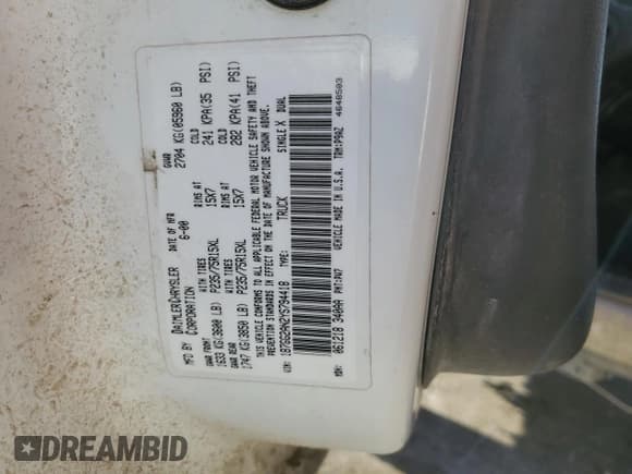 ✅ 2000 Dodge Dakota Sport • VIN: 1B7GG2AN2YS794418 • Lot: 85049154. Wystawiony na Copart z przebiegiem 165 444 mil. Bezpłatny archiwum sprzedaży aukcyjnych z USA i szczegółowy raport historii pojazdu na DreamBid. Zdjęcie 14.