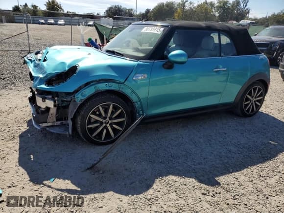 ✅ 2017 MINI Convertible Cooper S • VIN: WMWWG9C57H3C22868 • Lot: 90799915. Listed on Copart with 58,802 mi. Free auction sales archive from the USA and detailed vehicle history report at DreamBid. Image 1.