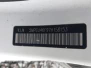 ✅ 2007 Hyundai Sonata SE • VIN: 5NPEU46F97H158153 • Лот: 43498850. Опубликован ранее на IAAI с пробегом 81 347 миль. Бесплатный доступ к архиву аукционных продаж из США и подробный отчёт об истории автомобиля на DreamBid. Изображение 9.