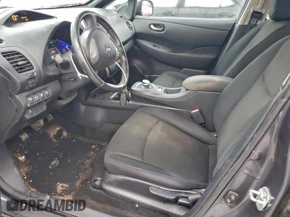 ✅ 2013 Nissan LEAF SL • VIN: 1N4AZ0CP8DC419310 • Lot: 95695195. Listed on Copart with 92,635 mi. Free auction sales archive from the USA and detailed vehicle history report at DreamBid. Image 7.