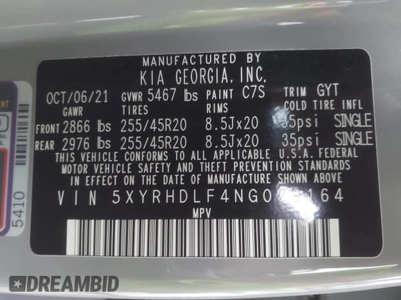 ✅ 2022 Kia Sorento X-Line EX • VIN: 5XYRHDLF4NG079164 • Лот: 43470408. Опубликован ранее на IAAI с пробегом 45 737 миль. Бесплатный доступ к архиву аукционных продаж из США и подробный отчёт об истории автомобиля на DreamBid. Изображение 9.