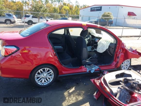 ✅ 2024 Mitsubishi Mirage SE • VIN: ML32FVFJ3RHF19861 • Lot: 43651306. Listed on IAAI with 10,111 mi. Free auction sales archive from the USA and detailed vehicle history report at DreamBid. Image 6.