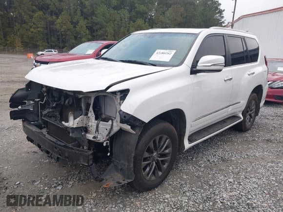 ✅ 2017 Lexus GX 460 • VIN: JTJBM7FX6H5164858 • Lot: 43580202. Listed on IAAI with 146,820 mi. Free auction sales archive from the USA and detailed vehicle history report at DreamBid. Image 2.