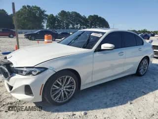 2023 BMW 3 Series 330i z VIN 3MW69FF03P8D69362, wystawiony jako Copart lot #57466405 z przebiegiem 30 793 mil mil oraz Szkoda całkowita • Salvage title. Historia ofert i sprzedaży dostępna na DreamBid. Obrazek 1.