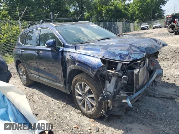 ✅ 2020 Hyundai Santa Fe Limited • VIN: 5NMS53AD3LH255114 • Lot: 62559575. Wystawiony na Copart z przebiegiem 46 977 mil. Bezpłatny archiwum sprzedaży aukcyjnych z USA i szczegółowy raport historii pojazdu na DreamBid. Zdjęcie 4.