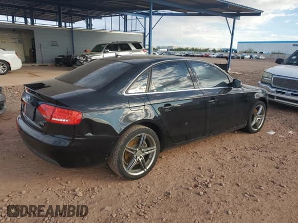 ✅ 2012 Audi A4 Premium • VIN: WAUAFAFL5CN014300 • Lot: 85555145. Listed on Copart with 164,749 mi. Free auction sales archive from the USA and detailed vehicle history report at DreamBid. Image 3.