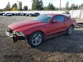 2014 Ford Mustang Premium with VIN 1ZVBP8AM0E5289019, listed as a Copart auction lot 82649795 with 56,000 mi miles and Salvage title. Bid and sale history available at DreamBid. Image 1.