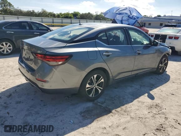 ✅ 2021 Nissan Sentra SV • VIN: 3N1AB8CV4MY303298 • Lot: 90521825. Listed on Copart with 73,718 mi. Free auction sales archive from the USA and detailed vehicle history report at DreamBid. Image 3.