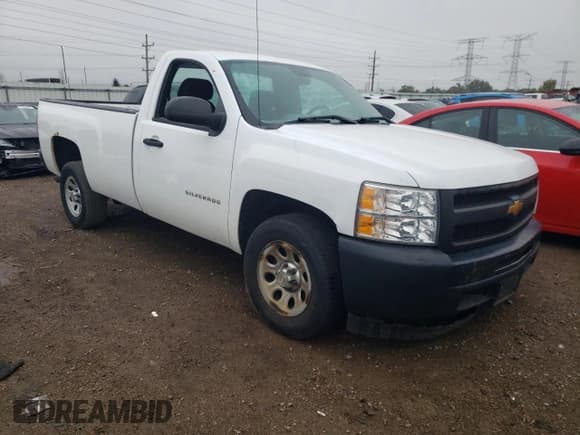 ✅ 2013 Chevrolet Silverado 1500 Work Truck • VIN: 1GCNCPEX2DZ198058 • Lot: 71844874. Listed on Copart with 114,107 mi. Free auction sales archive from the USA and detailed vehicle history report at DreamBid. Image 4.