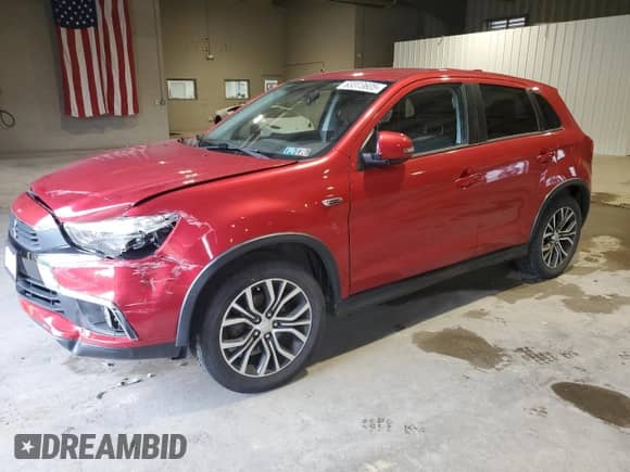 2017 Mitsubishi Outlander SE with VIN JA4AR3AW6HZ032080, listed as a Copart auction lot 63373605 with 36,054 mi miles and Salvage title. Bid and sale history available at DreamBid. Image 1.