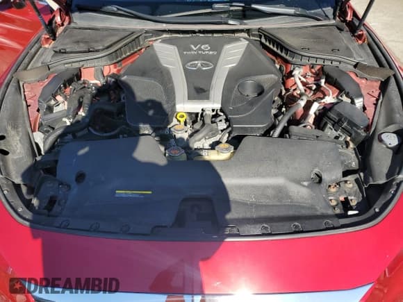 ✅ 2017 Infiniti Q60 Red Sport 400 • VIN: JN1FV7EL8HM702159 • Lot: 49313645. Listed on Copart with 104,807 mi. Free auction sales archive from the USA and detailed vehicle history report at DreamBid. Image 11.