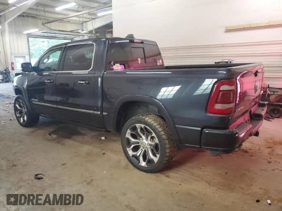2021 Ram 1500 Limited with VIN 1C6SRFHT8MN620367, listed as a Copart auction lot 80185935 with 58,377 mi miles and Salvage title. Bid and sale history available at DreamBid. Image 2.
