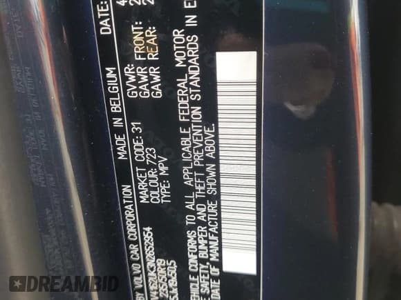 ✅ 2022 Volvo XC40 Momentum • VIN: YV4162UK3N2652954 • Lot: 90525215. Listed on Copart with 26,529 mi. Free auction sales archive from the USA and detailed vehicle history report at DreamBid. Image 13.