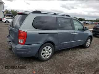 2008 Hyundai Entourage GLS z VIN KNDMC233386054122, wystawiony jako Copart lot #69463745 z przebiegiem 201 287 mil mil oraz Szkoda całkowita • Salvage title. Historia ofert i sprzedaży dostępna na DreamBid. Obrazek 3.