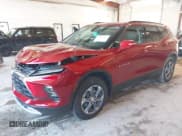 ✅ 2024 Chevrolet Blazer LT • VIN: 3GNKBDR40RS200275 • Lot: 42645261. Listed on IAAI with 8,535 mi. Free auction sales archive from the USA and detailed vehicle history report at DreamBid. Image 17.