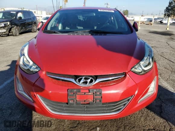 2014 Hyundai Elantra SE z VIN KMHDH4AE6EU167082, wystawiony jako Copart lot #91075365 z przebiegiem Nie podano mil oraz Szkoda całkowita • Salvage title. Historia ofert i sprzedaży dostępna na DreamBid. Obrazek 5.