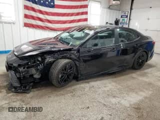 2025 Toyota Camry SE with VIN 4T1DAACK3SU144652, listed as a Copart auction lot 87027795 with 2,217 mi miles and Non repairable. Bid and sale history available at DreamBid. Image 1.