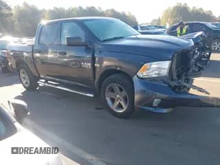 2014 Ram 1500 Express z VIN 1C6RR7KT4ES177764, wystawiony jako IAAI lot #43499055 z przebiegiem 152 167 mil mil oraz . Historia ofert i sprzedaży dostępna na DreamBid. Obrazek 1.