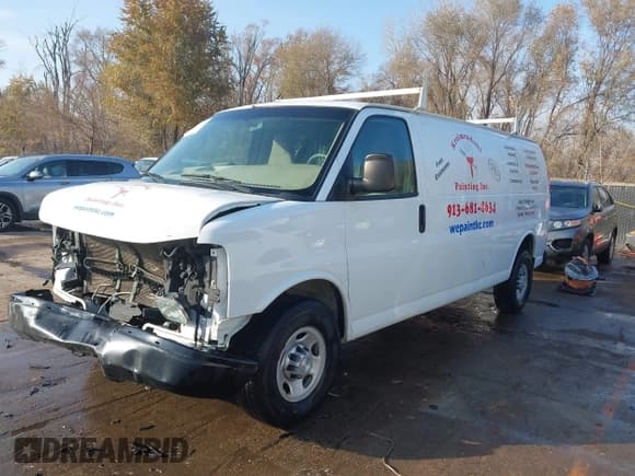 ✅ 2017 Chevrolet Express Cargo • VIN: 1GCWGBFF8H1351757 • Lot: 43738063. Listed on IAAI with 150,892 mi. Free auction sales archive from the USA and detailed vehicle history report at DreamBid. Image 2.
