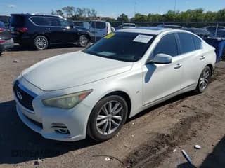 ✅ 2014 Infiniti Q50 Premium • VIN: JN1BV7AP8EM684071 • Лот: 43492881. Опубликован ранее на IAAI с пробегом 168 699 миль. Бесплатный доступ к архиву аукционных продаж из США и подробный отчёт об истории автомобиля на DreamBid. Изображение 2.