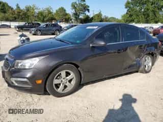 2016 Chevrolet Cruze LT z VIN 1G1PE5SB2G7207592, wystawiony jako Copart lot #81269925 z przebiegiem 76 772 mil mil oraz Szkoda całkowita • Salvage title. Historia ofert i sprzedaży dostępna na DreamBid. Obrazek 1.