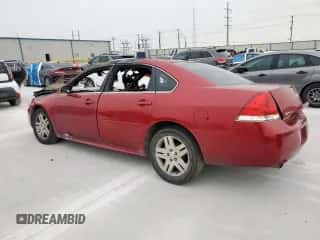 2013 Chevrolet Impala LT с VIN 2G1WG5E32D1210804, выставлен на аукционе Copart как лот 54673235 с пробегом Не указан миль и Списание • Salvage title. История ставок и продаж доступна на DreamBid. Изображение 2.