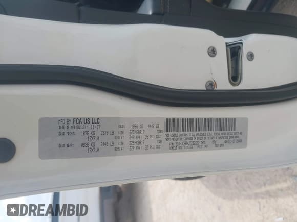 ✅ 2018 Jeep Compass Altitude • VIN: 3C4NJCBBXJT226652 • Лот: 43236941. Опубликован ранее на IAAI с пробегом 65 701 миль. Бесплатный доступ к архиву аукционных продаж из США и подробный отчёт об истории автомобиля на DreamBid. Изображение 9.