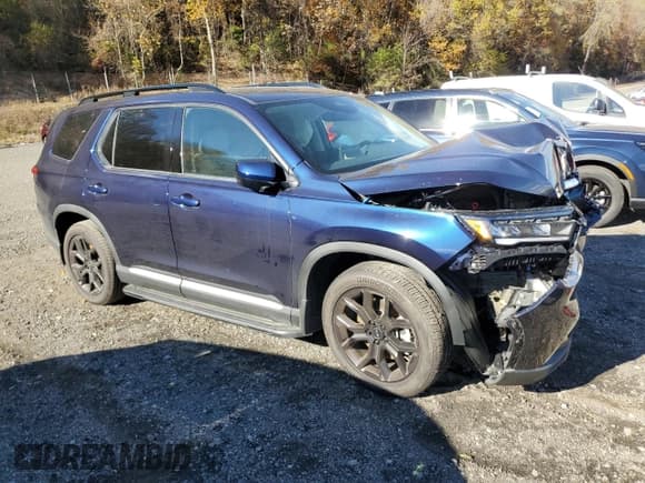 ✅ 2025 Honda Pilot Touring • VIN: 5FNYG1H74SB059420 • Lot: 91013385. Listed on Copart with Not provided. Free auction sales archive from the USA and detailed vehicle history report at DreamBid. Image 4.