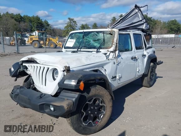 ✅ 2021 Jeep Wrangler Unlimited Sport S • VIN: 1C4HJXDG2MW705126 • Лот: 42048244. Опубликован ранее на IAAI с пробегом 34 317 миль. Бесплатный доступ к архиву аукционных продаж из США и подробный отчёт об истории автомобиля на DreamBid. Изображение 2.