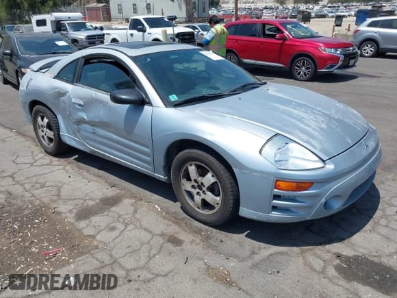 ✅ 2003 Mitsubishi Eclipse GS • VIN: 4A3AC44G53E080815 • Lot: 42780337. Listed on IAAI with 207,261 mi. Free auction sales archive from the USA and detailed vehicle history report at DreamBid. Image 1.