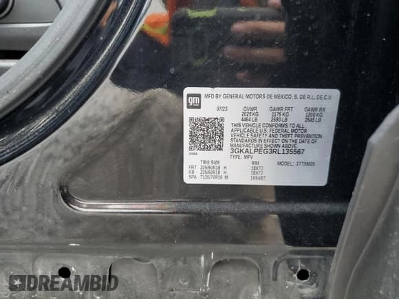 ✅ 2024 GMC Terrain SLT • VIN: 3GKALPEG3RL135567 • Lot: 69126285. Listed on Copart with 41,637 mi. Free auction sales archive from the USA and detailed vehicle history report at DreamBid. Image 14.