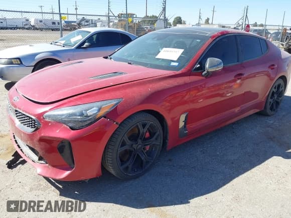 ✅ 2019 Kia Stinger GT1 • VIN: KNAE45LC4K6058140 • Lot: 41859753. Listed on IAAI with 63,847 mi. Free auction sales archive from the USA and detailed vehicle history report at DreamBid. Image 17.
