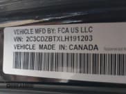 ✅ 2020 Dodge Challenger R/T • VIN: 2C3CDZBTXLH191203 • Lot: 43646567. Listed on IAAI with 58,299 mi. Free auction sales archive from the USA and detailed vehicle history report at DreamBid. Image 9.