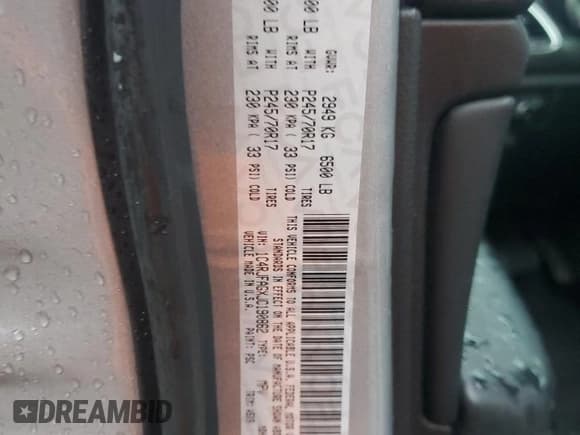 ✅ 2018 Jeep Grand Cherokee Upland • VIN: 1C4RJFAGXJC190862 • Лот: 85375835. Опубликован ранее на Copart с пробегом 108 404 миль. Бесплатный доступ к архиву аукционных продаж из США и подробный отчёт об истории автомобиля на DreamBid. Изображение 12.