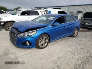 2018 Hyundai Sonata SEL with VIN 5NPE34AF2JH669026, listed as a Copart auction lot 85666735 with 78,626 mi miles and Salvage title. Bid and sale history available at DreamBid. Image 1.