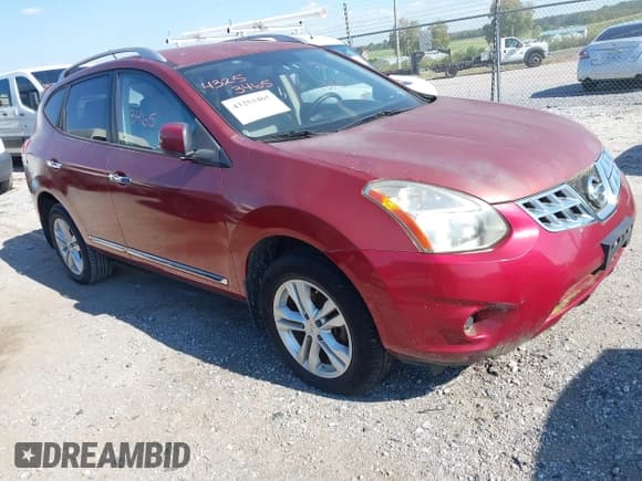 ✅ 2013 Nissan Rogue SV • VIN: JN8AS5MV5DW109255 • Lot: 43253465. Wystawiony na IAAI z przebiegiem 125 240 mil. Bezpłatny archiwum sprzedaży aukcyjnych z USA i szczegółowy raport historii pojazdu na DreamBid. Zdjęcie 1.